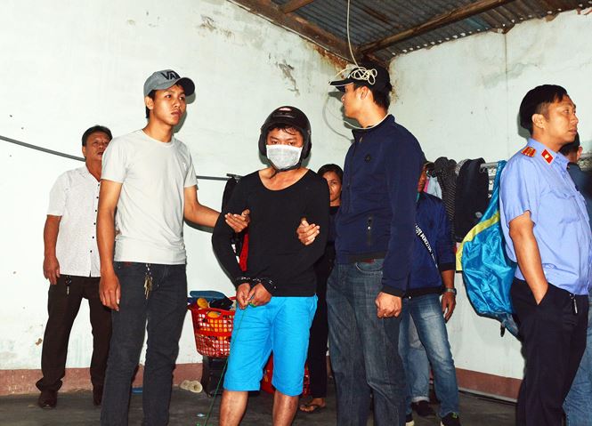Dựng lại hiện trường Vũ sát hại vợ