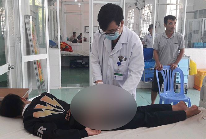 K được cấp cứu ở bệnh viện