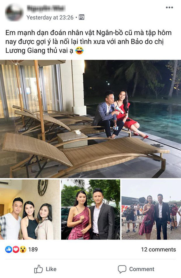 Thông tin về nhân vật mới được khán giả chia sẻ nhiệt tình trên mạng xã hội